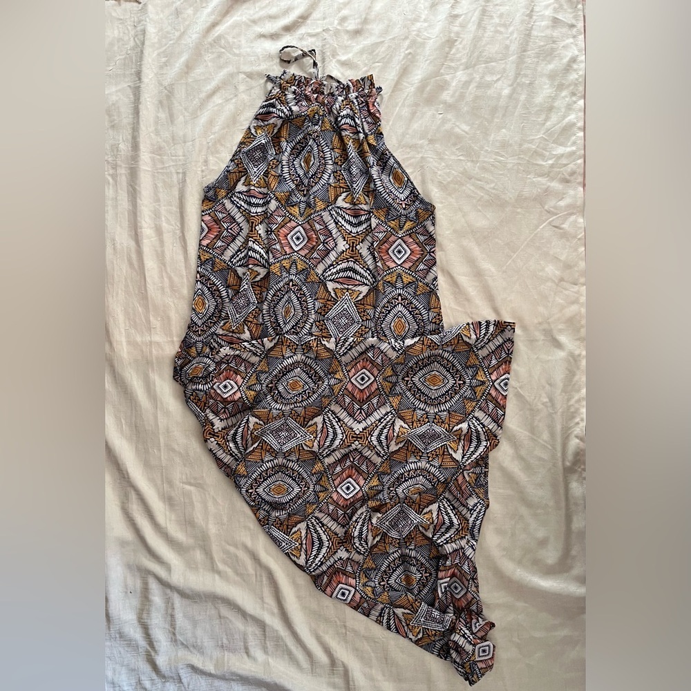 Cost Plus World Market Geometric Maxi Dress - Multicolor